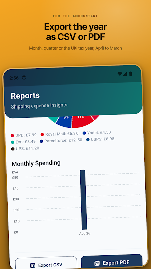 Postage Expense Tracker Screenshot 3
