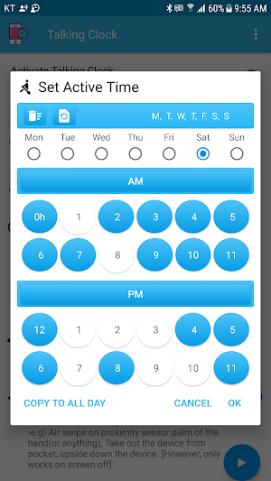 Speaking Clock-Driving Sleep Sensor PowerKey Alarm Screenshot 3