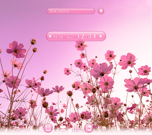 Pastel Pink Cosmos Theme Screenshot 0