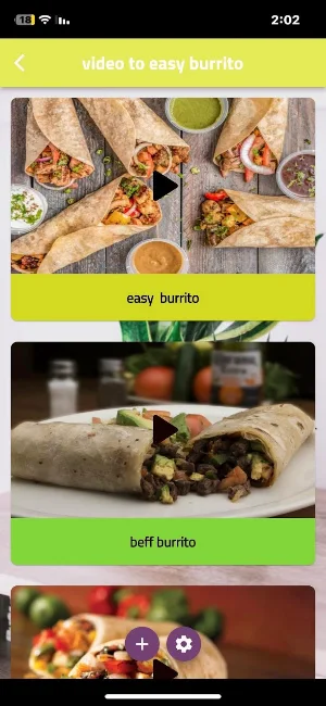BURRITO RECIPE 2023 Screenshot 3