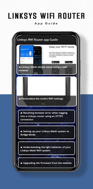 Linksys Wifi Router app Guide Screenshot 0