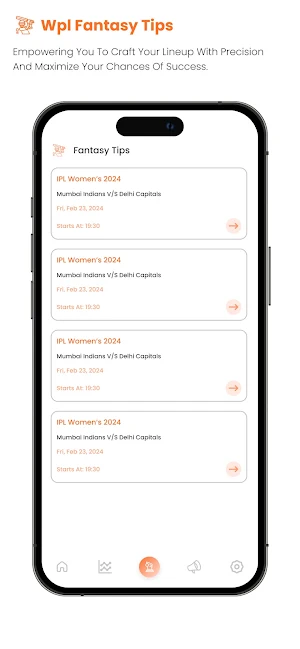 WPL Schedule & Fantasy 2024 Screenshot 3