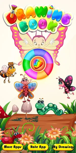 butterfly coloring Screenshot 1