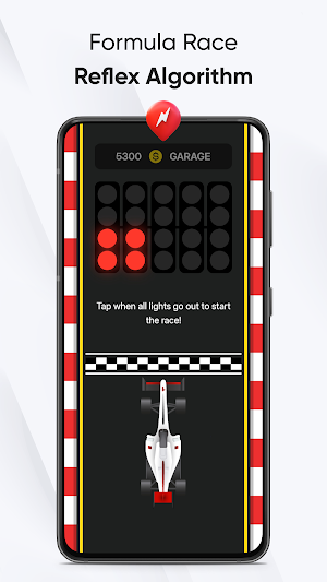 Reflex Test - Formula Race Screenshot 1