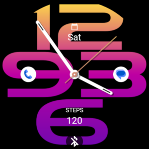 Strong Sunset Watch Face screenshot 5