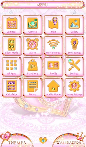 Cute Theme-Magical Heart- Screenshot 1