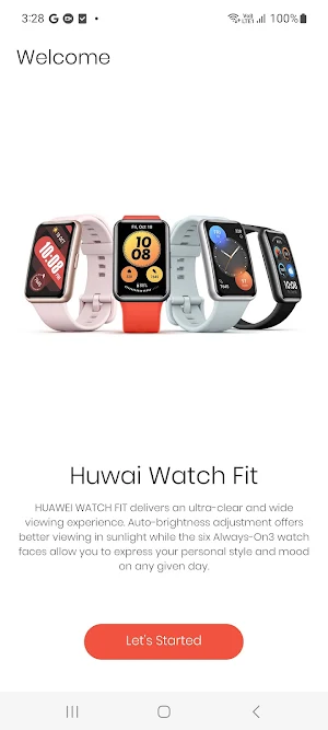 Huawei watch app Screenshot 1