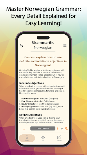 Grammarific: Norwegian Grammar Screenshot 2