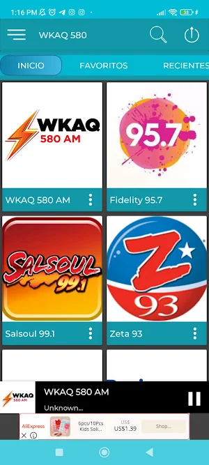 WKAQ 580 AM Radio Puerto Rico Screenshot 0