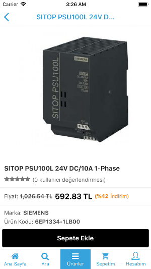 OtomasyonMarketi Screenshot 2