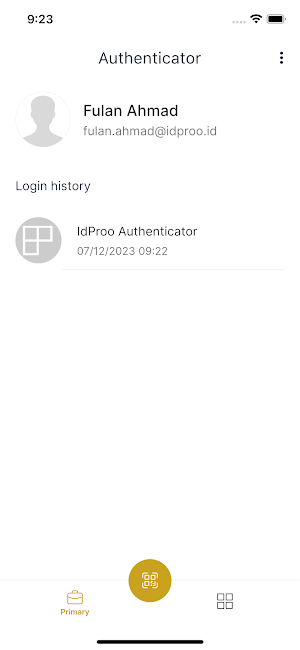 BPK Authenticator Screenshot 1