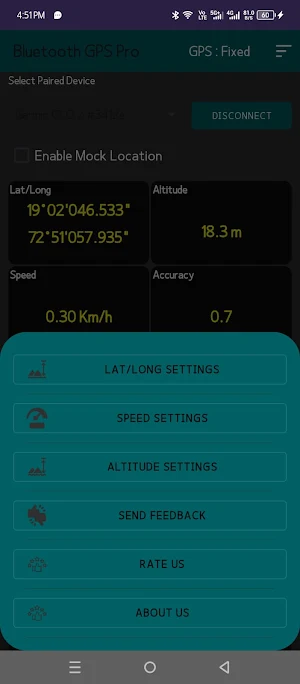 Bluetooth GPS Screenshot 1