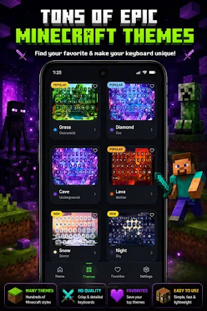 Keyboard Themes for Minecraft screenshot 4