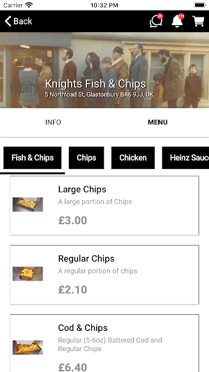Knights Fish and Chips Screenshot 2