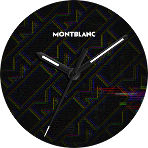 Montblanc Summit - UltraBlack Watch Face Screenshot 1