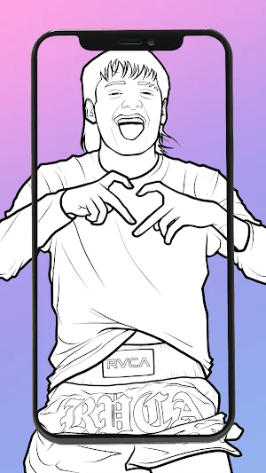 AR Drawing Coloring Peso Pluma Screenshot 1