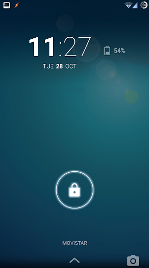 Xmerald Blue CM Theme Screenshot 2
