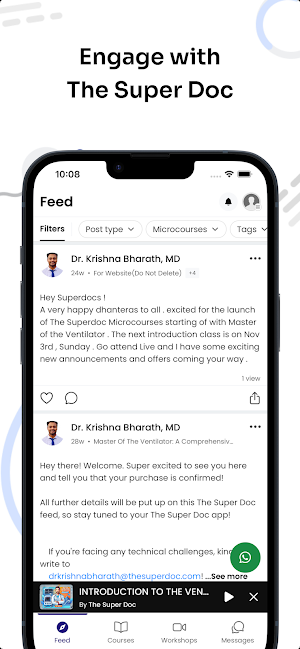 The SuperDoc Vitality Hub Screenshot 1