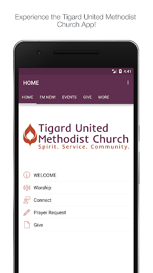 Tigard United Methodist Church Screenshot 0