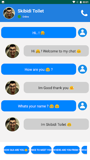 Skibidi Toilet Fake Call Screenshot 2