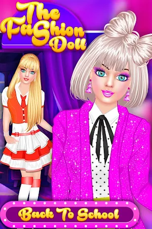 Fashion Doll - Back to School Dress Up Game Screenshot 0