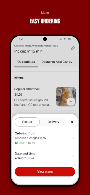 American Wings Pizza Screenshot 2
