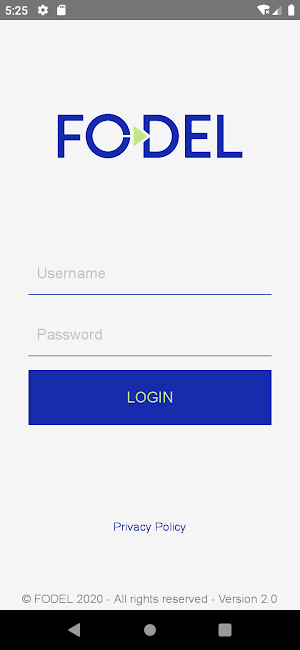 FODEL Pick-up Point App Screenshot 1