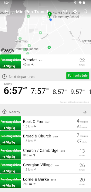 Mid-Pen Transit Bus - MonTran… Screenshot 1