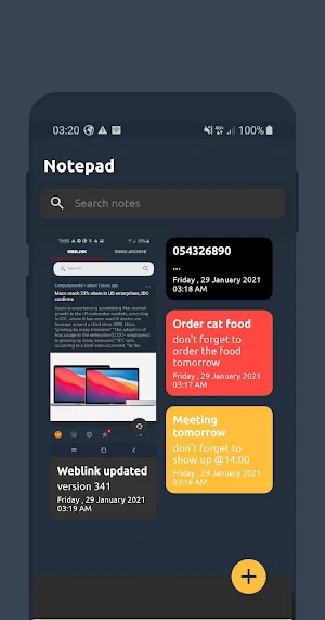 Notepad Screenshot 0