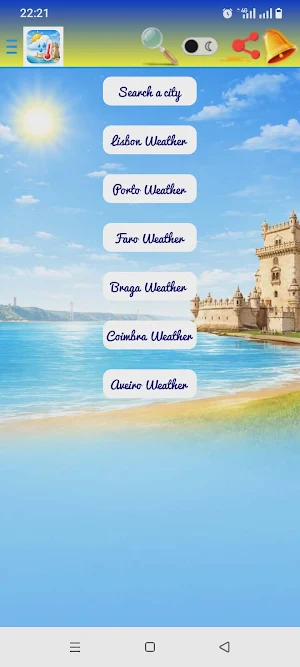 Lisbon Weather – 7 Days Screenshot 1
