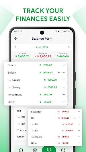 Budget Planner: Money, Expense Screenshot 0