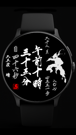 Ninja-Shadow Watch Face Screenshot 3