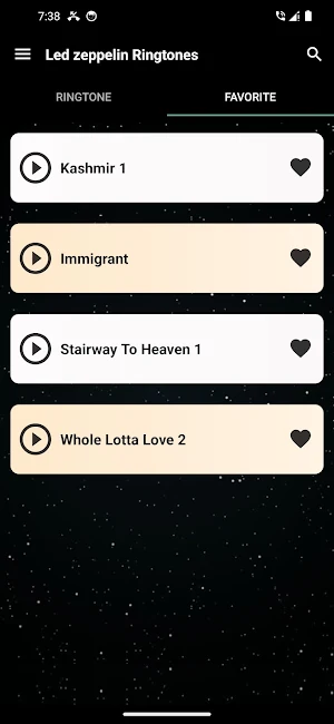 Led Zeppelin Ringtones Screenshot 3