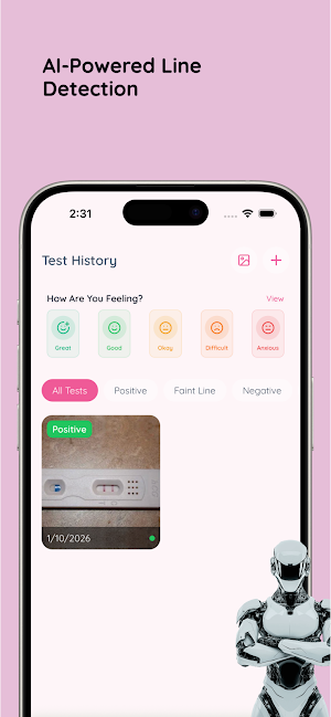Pregnancy Test Scanner - Liney Screenshot 2