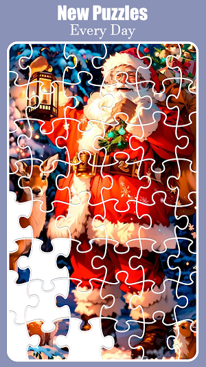 Christmas Puzzle - Jigsaw Game Screenshot 1