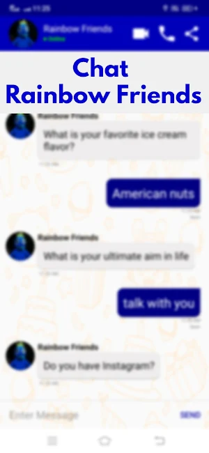 Rainbow friends call game Screenshot 1