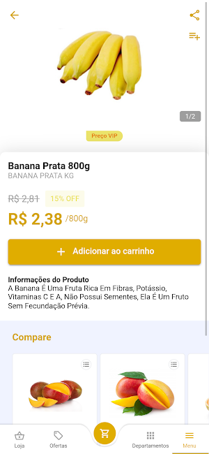 VipFácil - Supermercado Online Screenshot 1