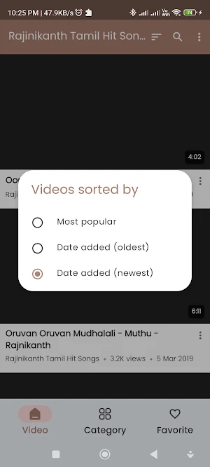 Rajinikanth Tamil Hit Songs Screenshot 1