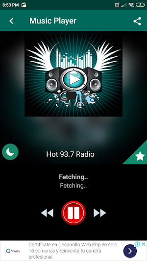 Tunner for hot 93.7 radio Screenshot 0