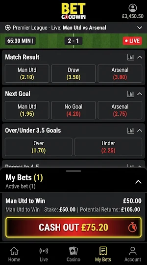 Betgoodwin Screenshot 1