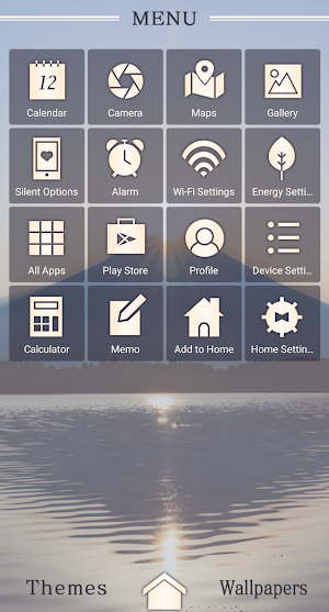 Mt. Fuji Sunrise Theme +HOME Screenshot 1