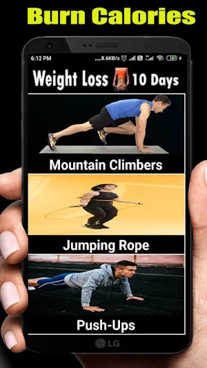 Weight Loss: 10 days Workout with Diet Plan Screenshot 3