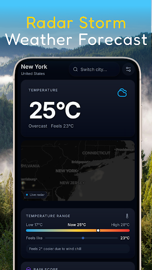 Radar Storm Weather Forecast Screenshot 0