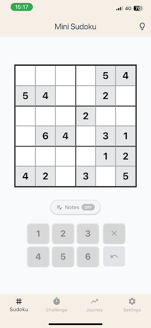 Mini Sudoku! Screenshot 0