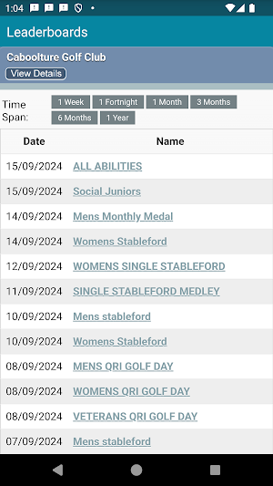 Caboolture Golf Club Screenshot 2