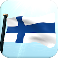 Finland Flag 3D Free Wallpaper