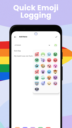 LGBTQ+ Mood Tracker Journal Screenshot 3