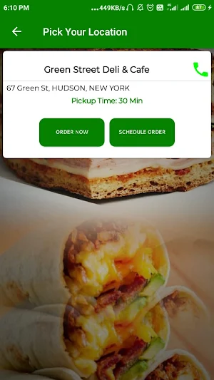 Green Street Deli Cafe Screenshot 2