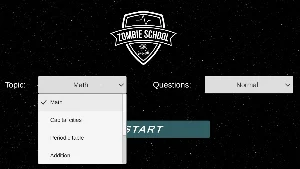 Zombie School - Question Game Screenshot 0