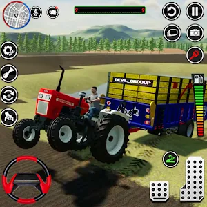 US Farming Tractor Game 2023 Screenshot 0